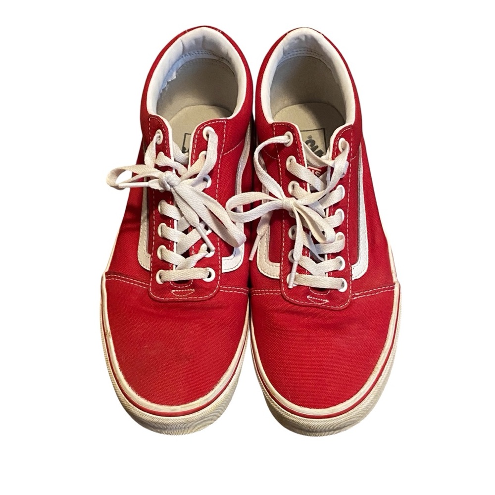 Vans Off the Wall Skateboard Sneakers Red 11.5